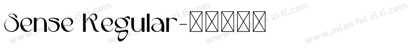 Sense Regular字体转换